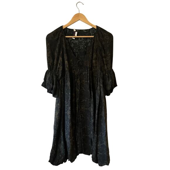 Stella McCartney Silk Brown Baby Doll Dress Size 36 - Picture 1 of 8